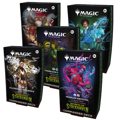 Secrets of Strixhaven Commander Deck Set of 5
