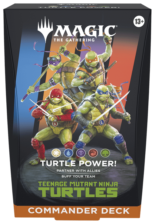 Teenage Mutant Ninja Turtles Commander Deck Turtle Power