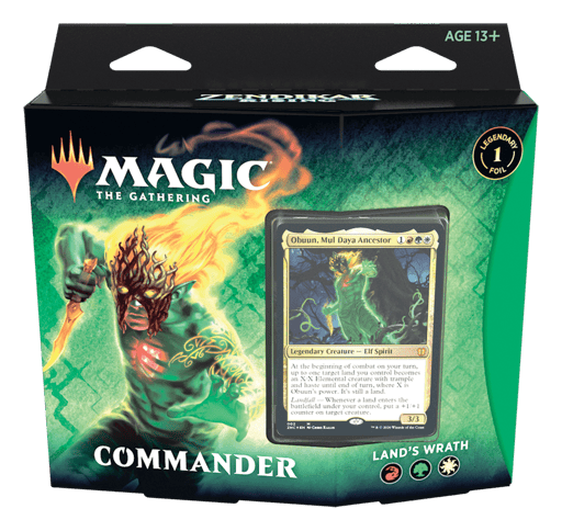 Zendikar Rising Commander Deck Display