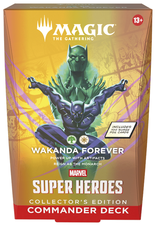 Marvel Super Heroes Commander Deck Wakanda Forever Collector's Edition
