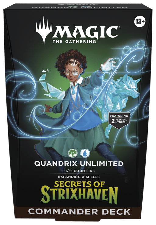 Secrets of Strixhaven Commander Deck Quandrix Unlimited