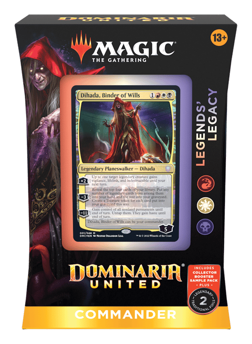 Dominaria United Commander Deck Display