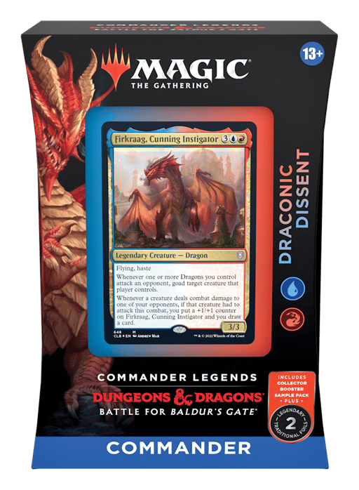 Commander Legends Battle for Baldurs Gate Commander Deck Draconic Dissent