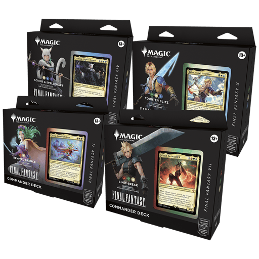 Final Fantasy Commander Decks Set of 4
