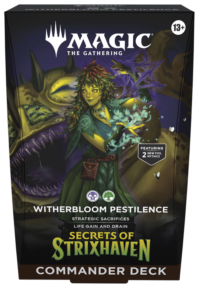 Secrets of Strixhaven Commander Deck Witherbloom Pestilence