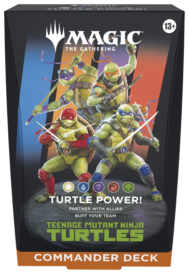 Teenage Mutant Ninja Turtles Commander Deck Turtle Power Case