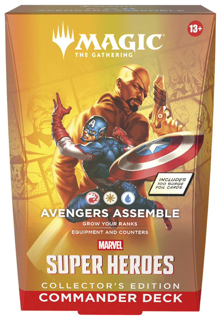 Marvel Super Heroes Commander Deck Avengers Assemble Collector's Edition