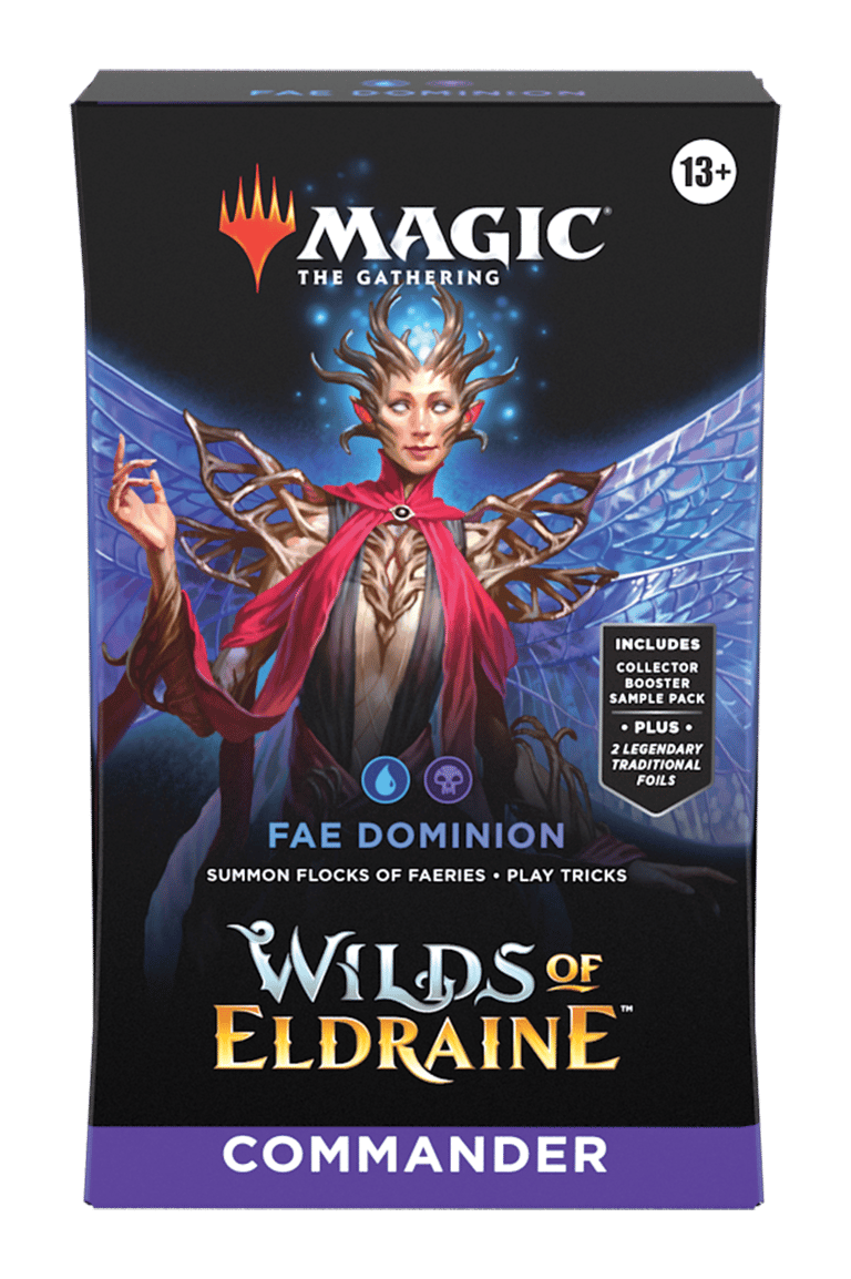 Wilds of Eldraine Commander Deck Display