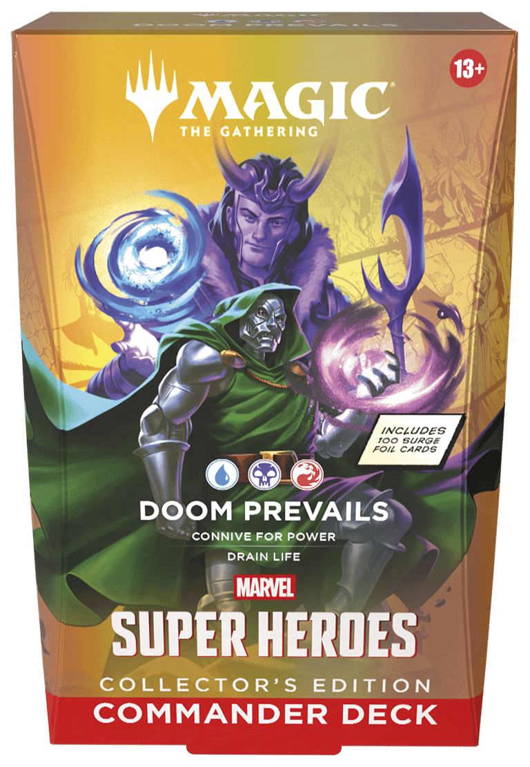 Marvel Super Heroes Commander Deck Doom Prevails Collector's Edition