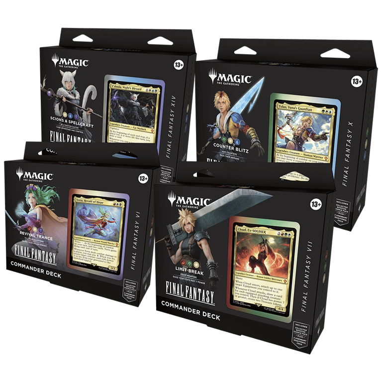 Final Fantasy Commander Decks Set of 4